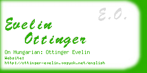 evelin ottinger business card